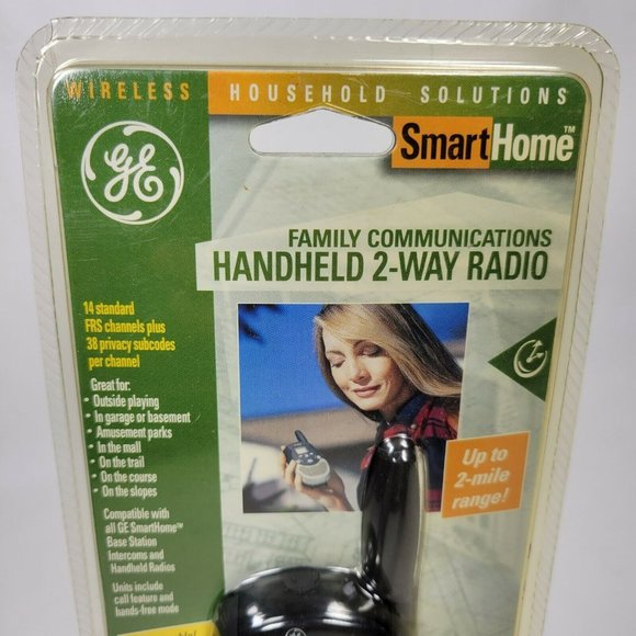 GE Handheld 2-Way Radio Wireless 2-Mile 14 FRS Channel Smart Home Solutions - Picture 2 of 5